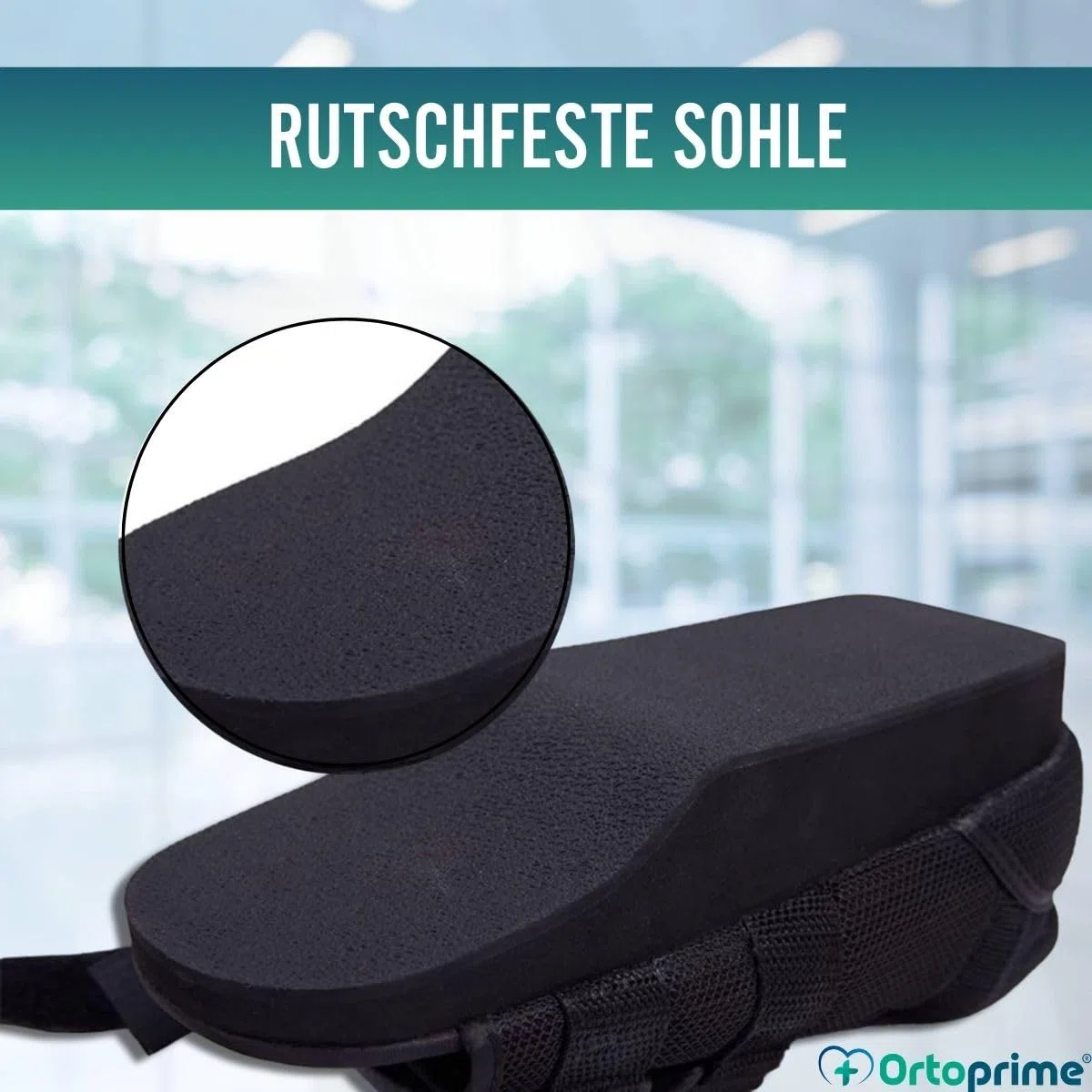 OrtoPrime Postoperationsschuh mit verstellbarer Ferse - Orthopädische Schuhe für Fußoperationen - BEIDSEITIGER postoperativer Schuh (GRÖßE L (42-44))