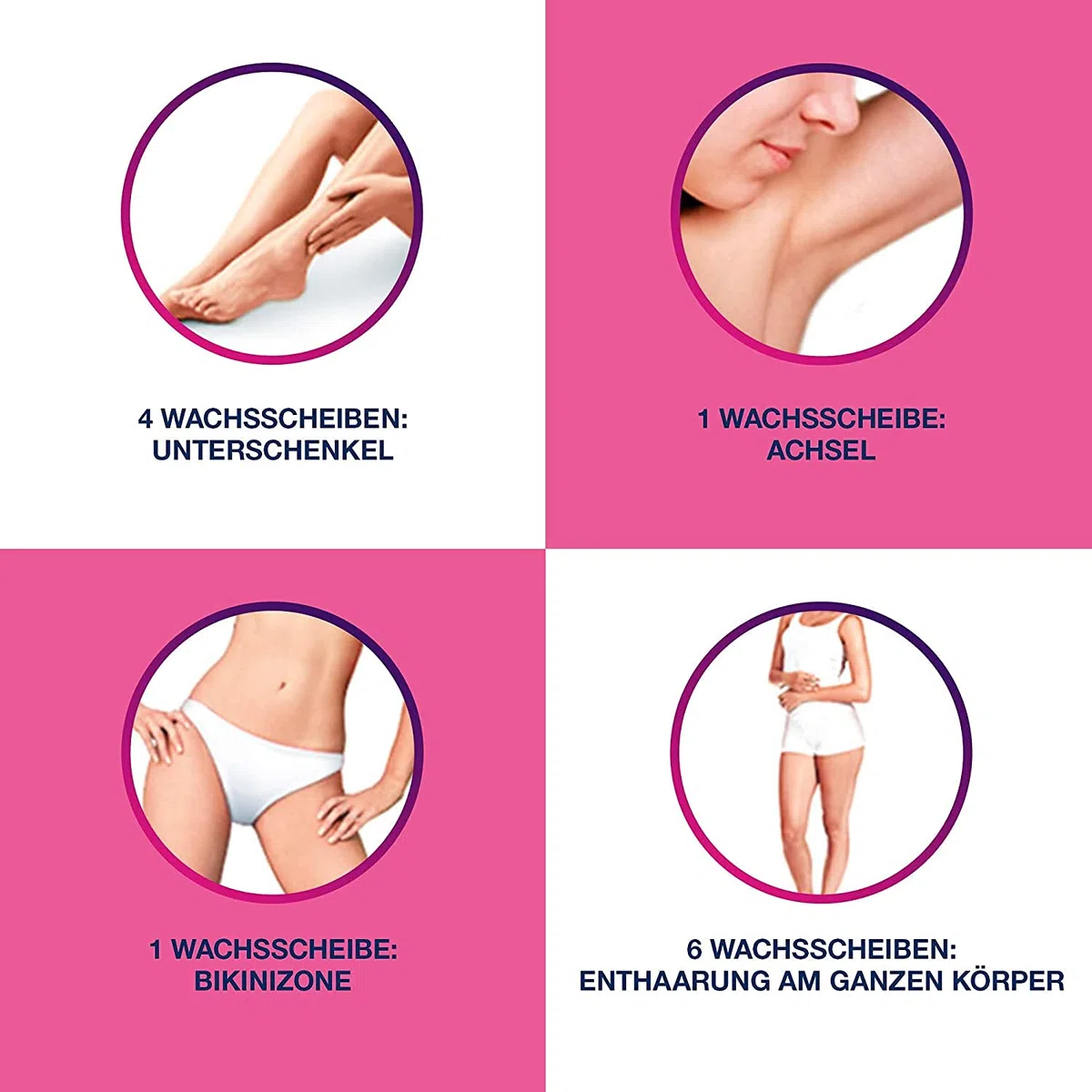Veet Spawax Warmwachsscheiben für das Veet Spawax Wachsgerät – Langanhaltende Haarentfernung für seidig-glatte Haut – 2 x Refill-Packung mit 12 Wachsscheiben