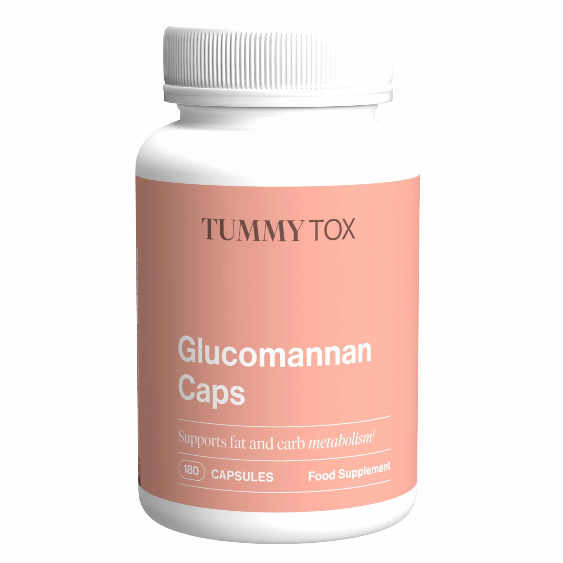 Glucomannan (Konjac) 3000 mg, Chrom, Garcinia Cambogia und Johannisbrot - Appetit - 180 Hochdosierte Vegane Kapseln - Tummy Tox
