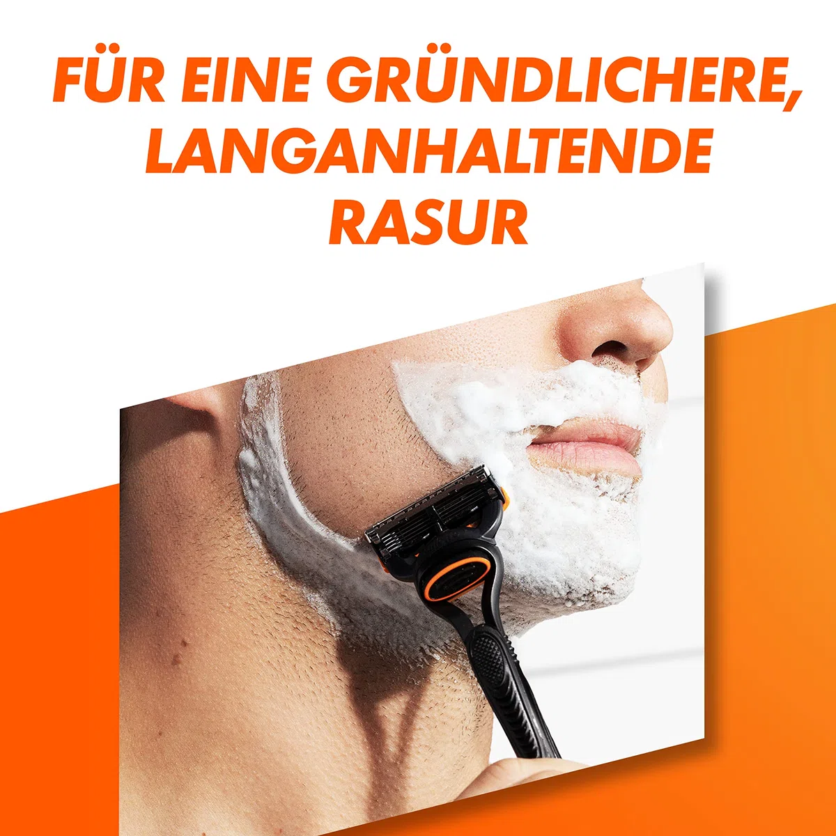 Gillette Fusion 5 Nassrasierer Herren, Geschenkset + 1 Ersatzklinge + Fusion Ultra Sensitive Rasiergel 200 ml, Geschenk für Männer
