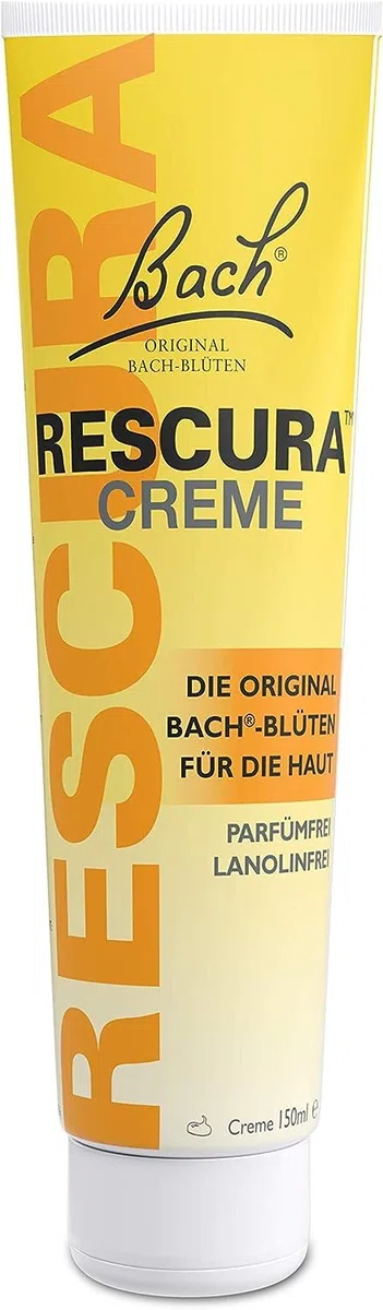 Bach RESCURA Bachblüten Creme I 150 ml I Bachblütencreme für empfindliche Haut I ehemals Rescue das Original