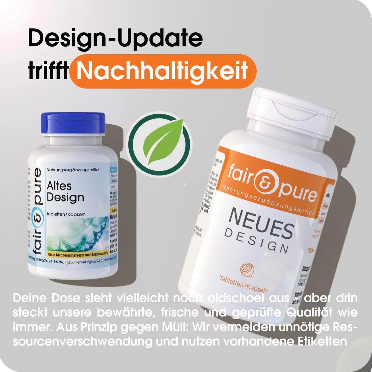 Fair & Pure Bromelain hochdosiert 750mg, 1800 F.I.P, 90 Kapseln, magensaftresistente DRcaps, Nahrungsergänzungsmittel vegan ohne Magnesiumstearat, in Deutschland hergestellt