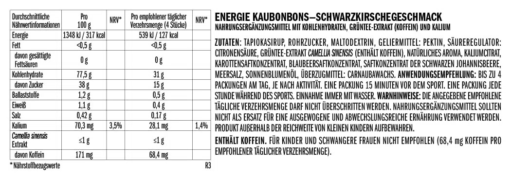 CLIF Bloks 6er Testpaket (6 x 60g)