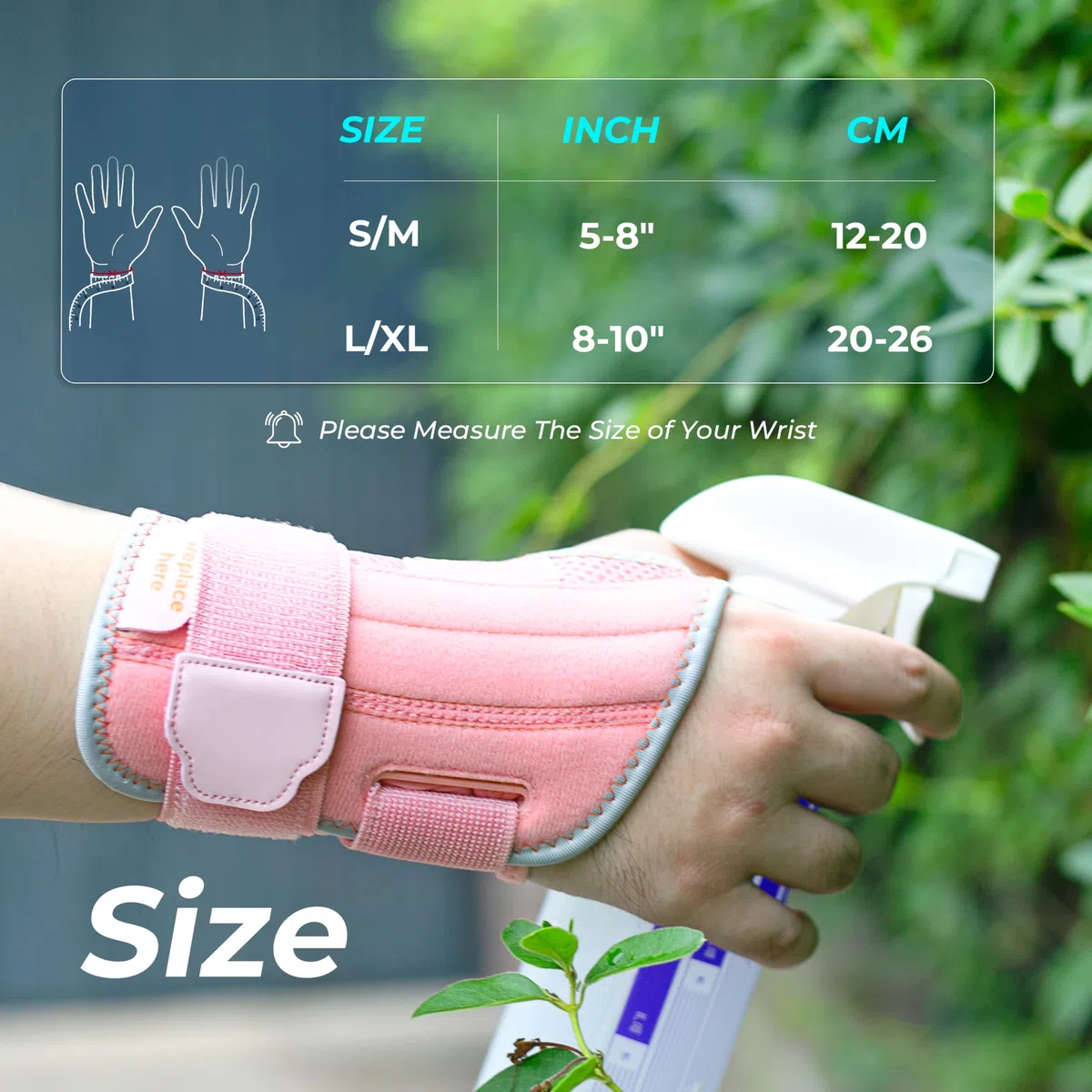 CURECARE Handgelenk Bandagen mit 2 Wechselschienen,Handgelenkstütze, Rechts | 3-Stufige Stabilität, Tag/Nacht Stütze, Verstellbare Karpaltunnelsyndrom Schiene, Handgelenkschiene für Tendinitis, Arthritis
