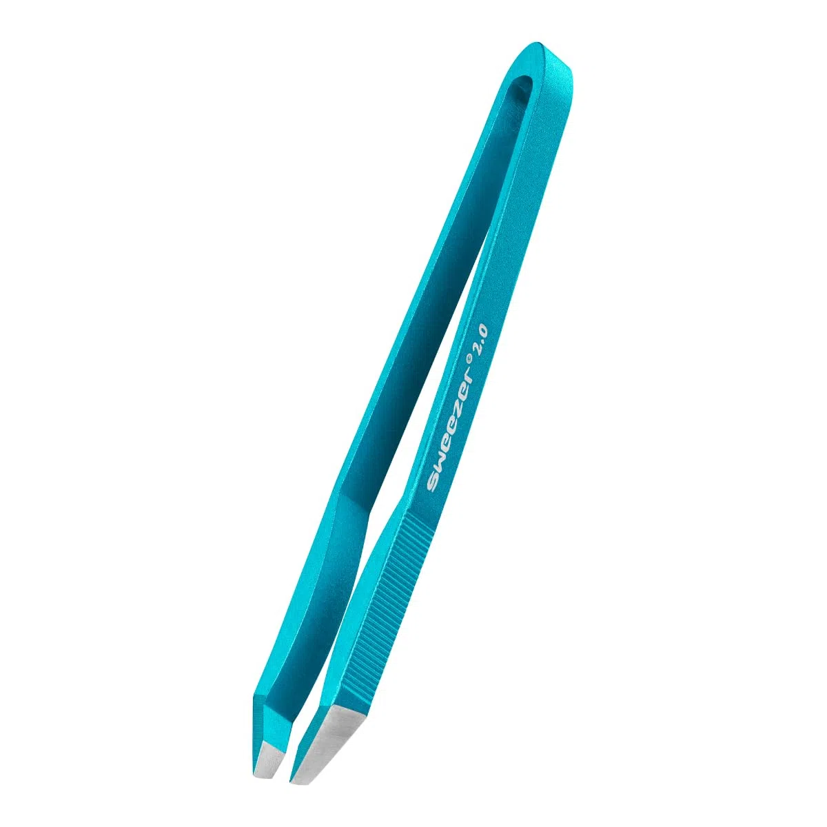 Rubis Switzerland Pinzette Sweezer 2.0 - Augenbrauenpinzette mit schräger Spitze - Blau