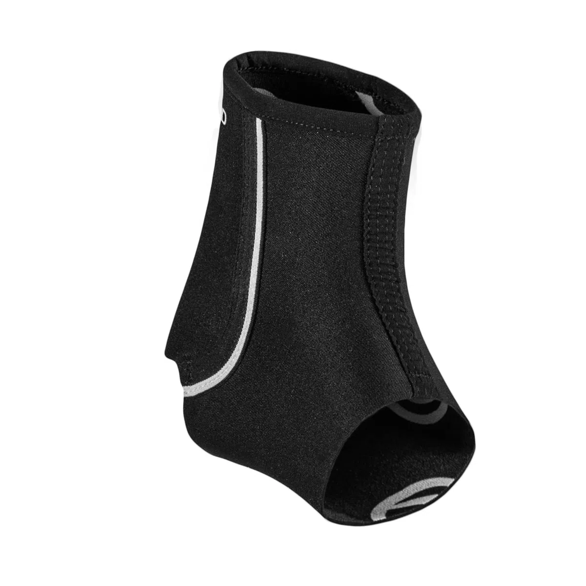 Rehband Knöchelbandage aus Neopren, Bandage für Knöchel und Sprunggelenk, Farbe:Schwarz, Größe:L