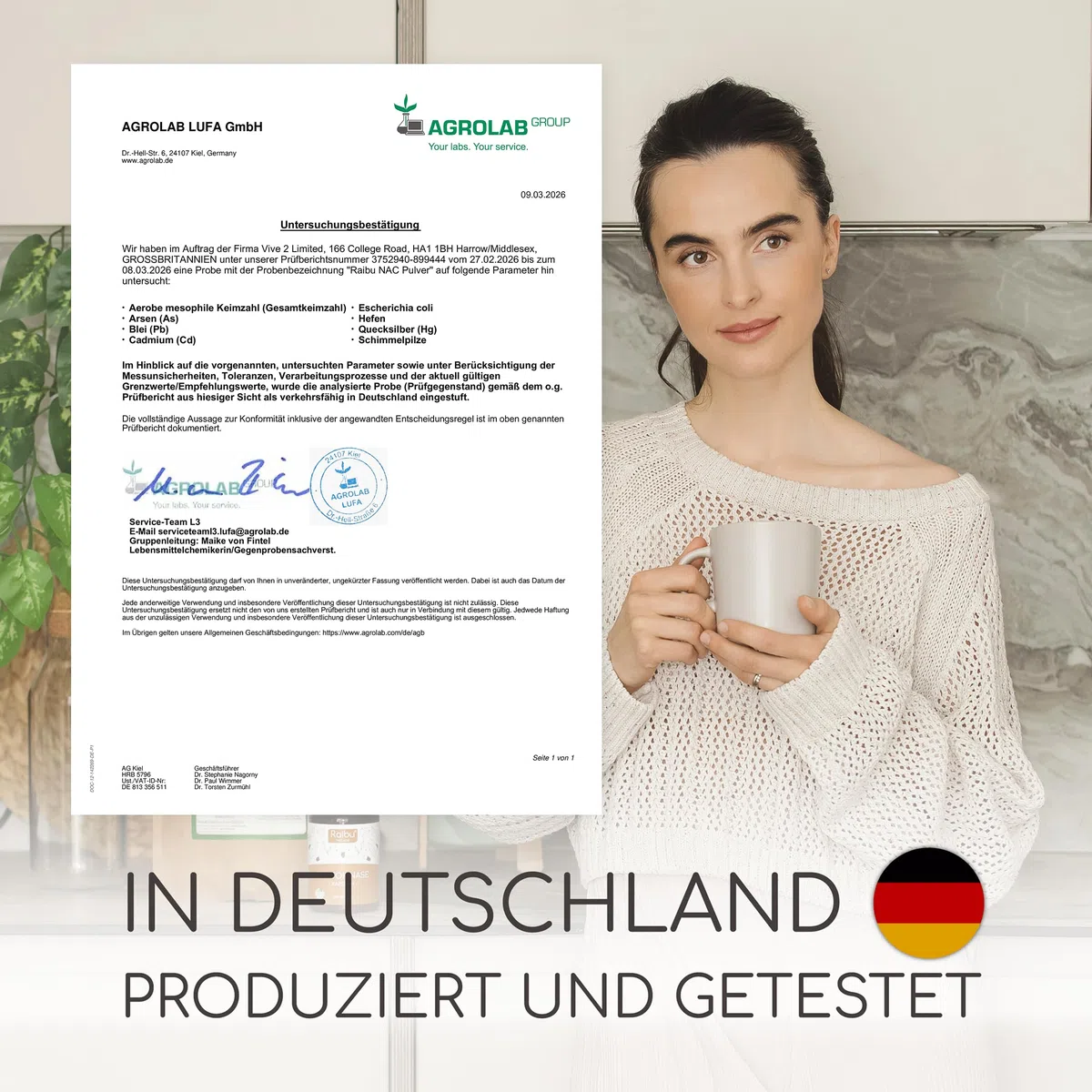 Raibu NAC 800 Kapseln hochdosiert (200 Kapseln x 800mg) I NAC Acetyl L-Cystein in bester Qualität ohne Zusätze in Deutschland produziert