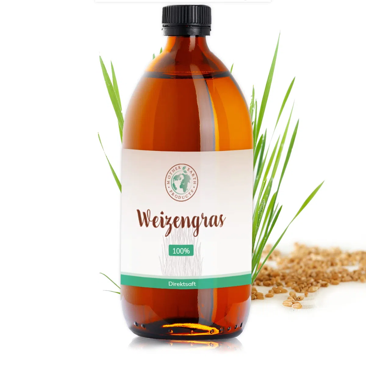 Weizengrassaft 100% Direktsaft (500ml), laborgeprüft