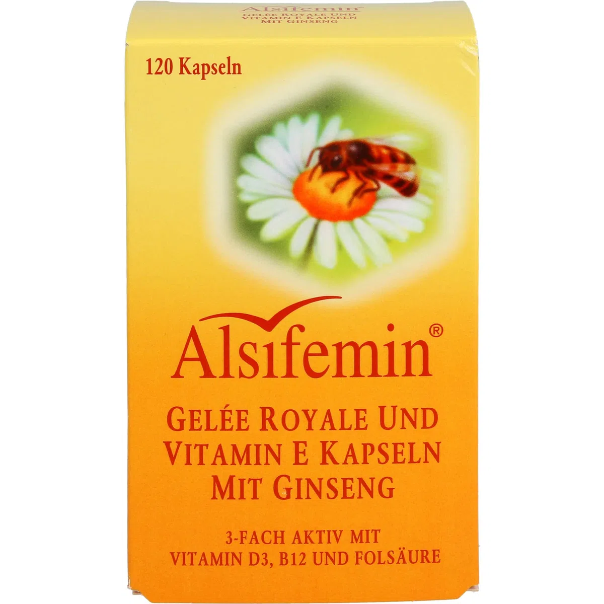 Alsifemin Gelée Royale und Vitamin E Kapseln mit Ginseng, 120 St. Kapseln