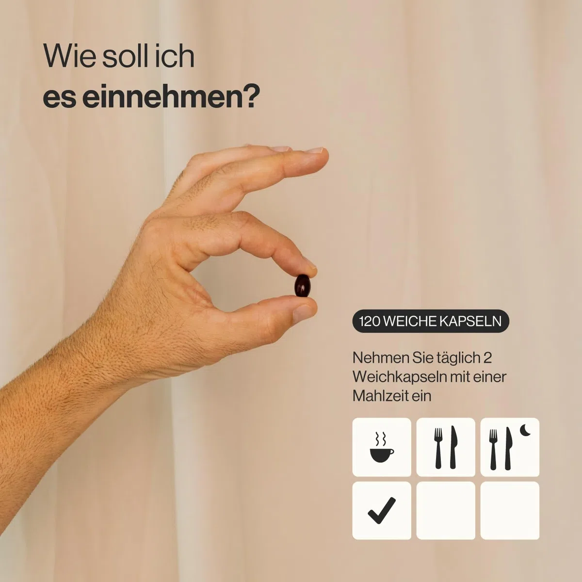 ProstatZen mit Ölen von Sägepalme und Kürbis, Brennnesselextrakt, Lycopin, Zink und Selen – Synergetische Formel für das Wohlbefinden von Männern – 120 Weichkapseln – Zenement