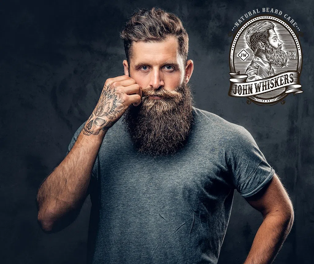 John Whiskers Bartshampoo - Made in Germany – 2in1 Bartseife mit unvergleichbarem Duft – Vegan & ohne Silikone - für einen geschmeidigen und reinen Bart