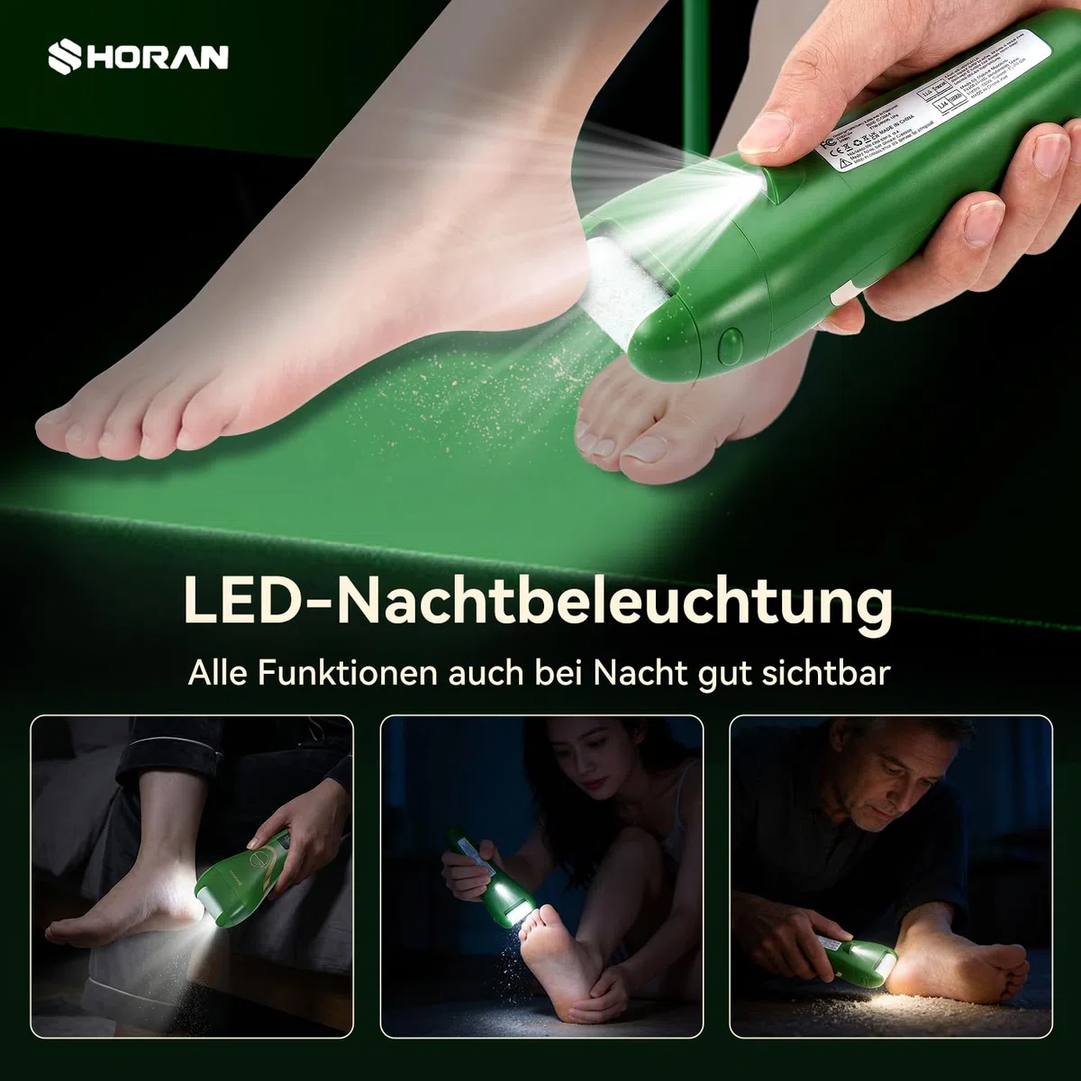 SHORAN Callus Remover, Electric Strong, Extreme Callus Removal, Rechargeable, Professional Electric Callus Remover, Foot Callus Remover for Foot Care