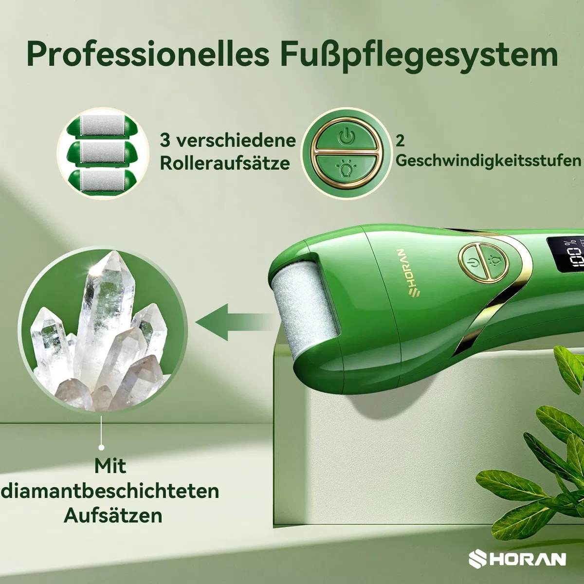 SHORAN Callus Remover, Electric Strong, Extreme Callus Removal, Rechargeable, Professional Electric Callus Remover, Foot Callus Remover for Foot Care