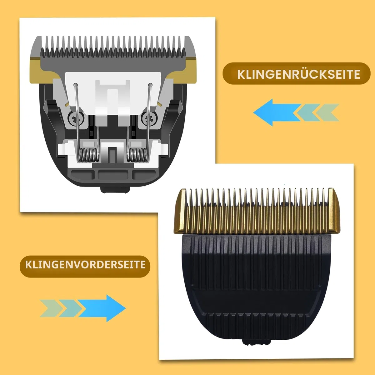 Ersatzklinge für Panasonic Haarschneider WER9902, kompatibel mit ER-GP80 ER1611 ER1512 ER1511 ER1510 ER1610 ER160 ER153 ER152 ER151 (1 Stück)