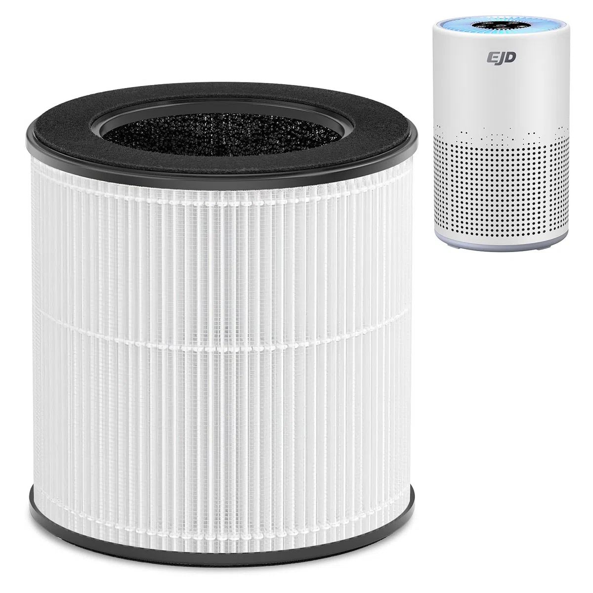 Offizieller Ersatzfilter AP050 für Luftreiniger, 3-in-1-Luftreinigerfilter, Echter H13-HEPA-Filter, 1 Packung
