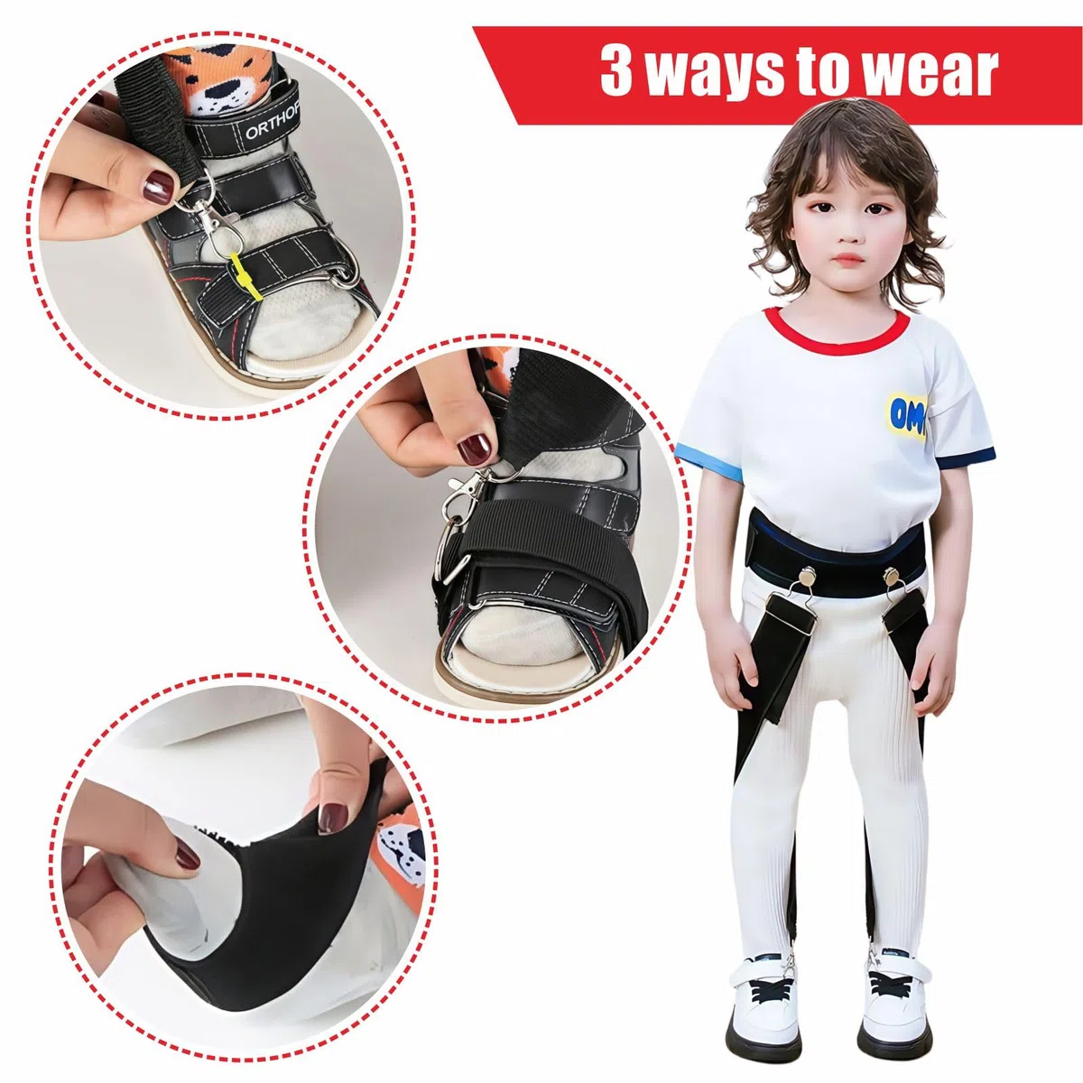 O/X Art Beinkorrekturgürtel für Kinder-Beinhaltungskorrekturband, pädiatrische orthopädische Richtbandage