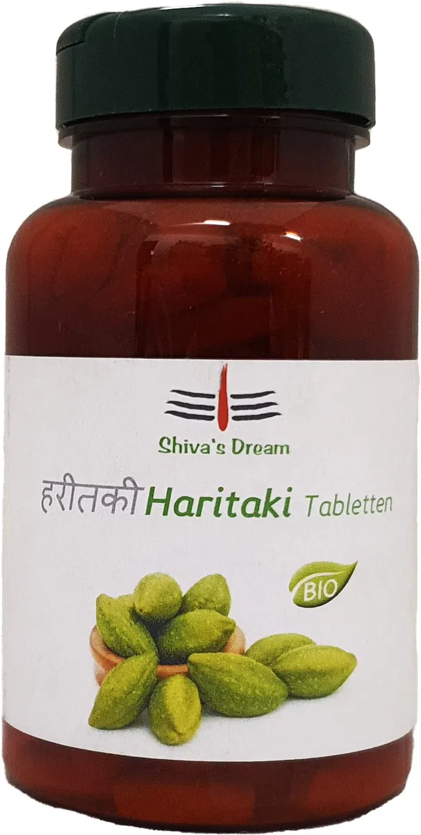 Haritaki Presslinge Tabletten 200 Stück | geprüfte Qualität aus Indien | Shiva's Dream | alle 3 Doshas im Gleichgewicht - keine Füllstoffe! 100% rein - 750mg je Pressling