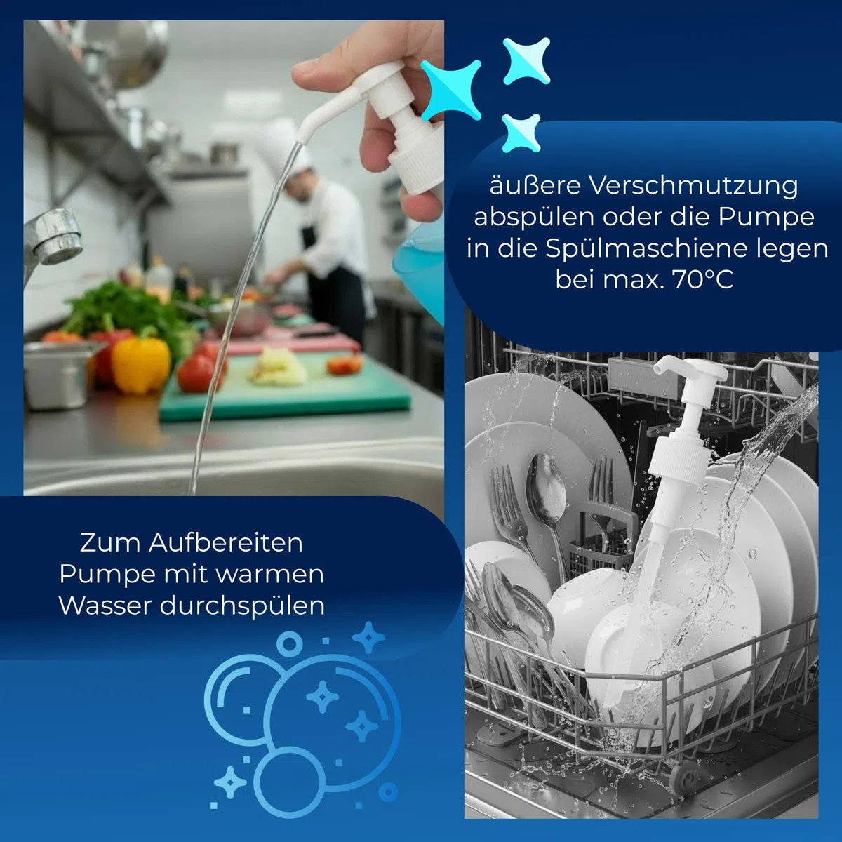 Dosierpumpen (2 Stück) mit Sterillium Händedesinfektionsmittel (2 x 500 ml)