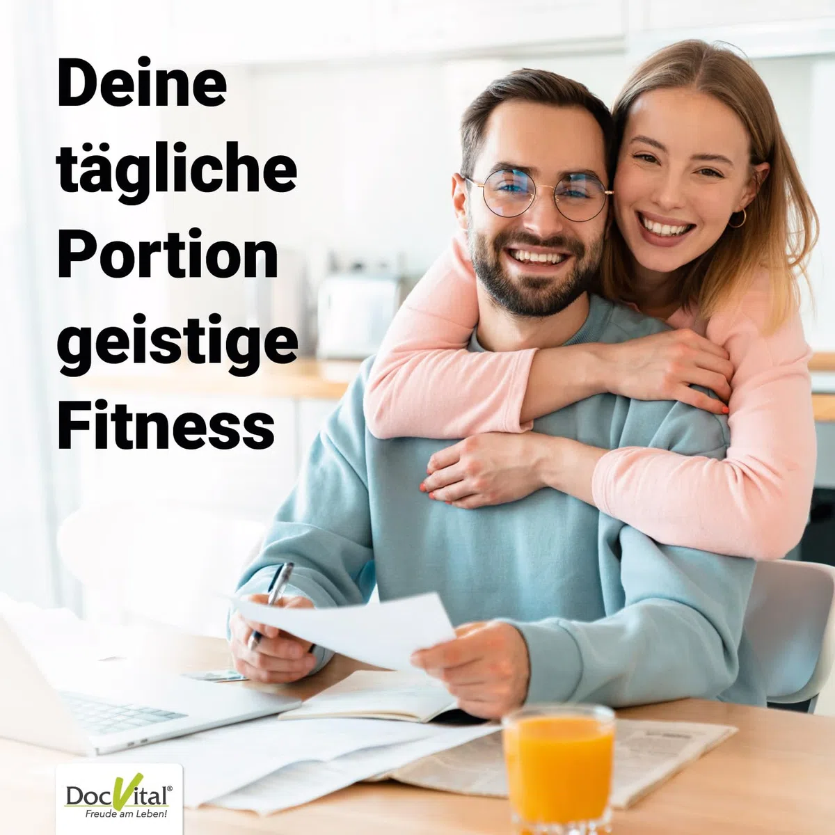 Ginseng Ginkgo Brahmi Kapseln hochdosiert - Gehirn Vital Komplex für Gedächtnis, Fokus und Konzentration - Brain Booster - deutsches Qualitätsprodukt