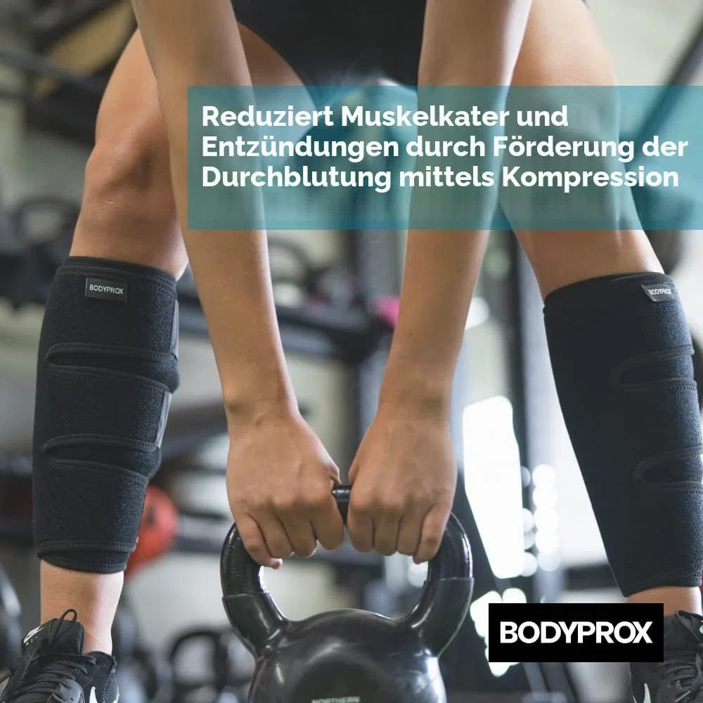Bodyprox Verstellbare Schienbein-Kompresse, auch als Wadenbandage einsetzbar