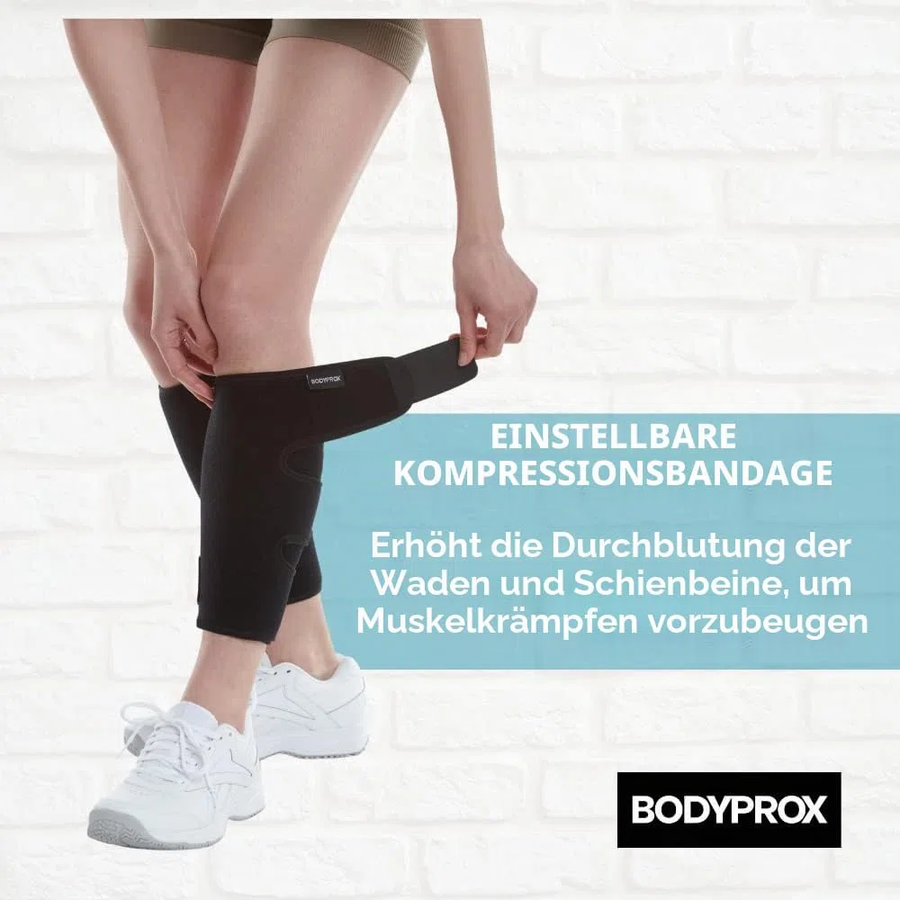 Bodyprox Verstellbare Schienbein-Kompresse, auch als Wadenbandage einsetzbar