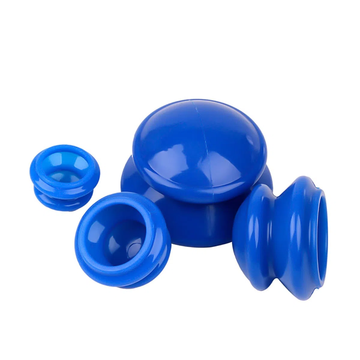 CkeyiN Fessionelles Schröpftherapie Set, 4 Größen Silikon Schröpfbecher, Anti Cellulite Cup für Muskelentspannung & Schmerzlinderung, Ganzkörper Massage Schröpfen Set für Rücken, Schulter, Beine
